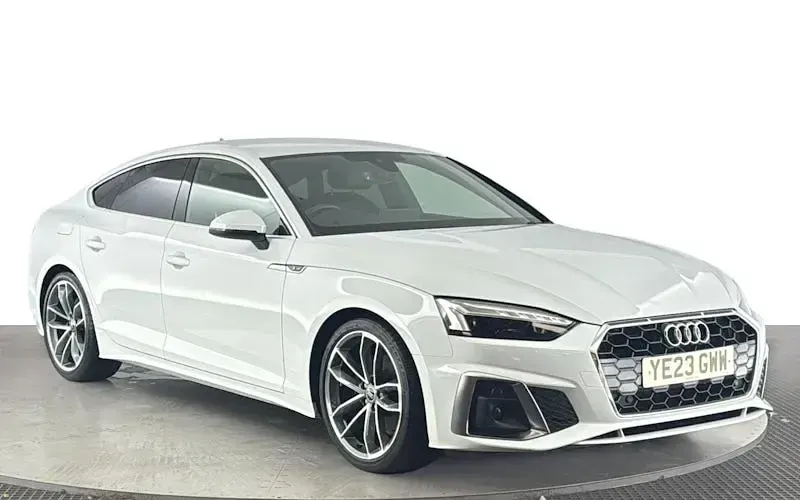 Used Audi A5 Sportback S-Line 163 HP (119 kW) 2023 White Hatchback