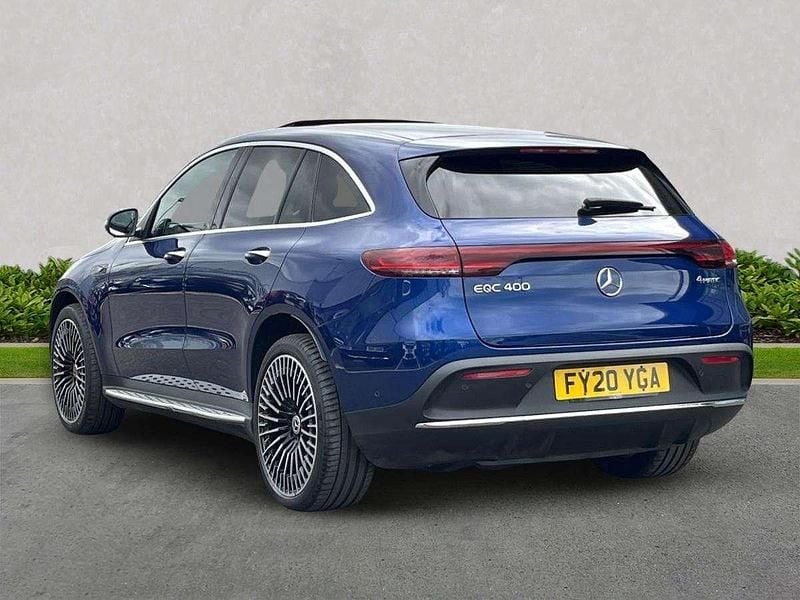 Used Mercedes EQC400 AMG Line Premium Plus 300 kW (408 HP) 2020 Blue SUV