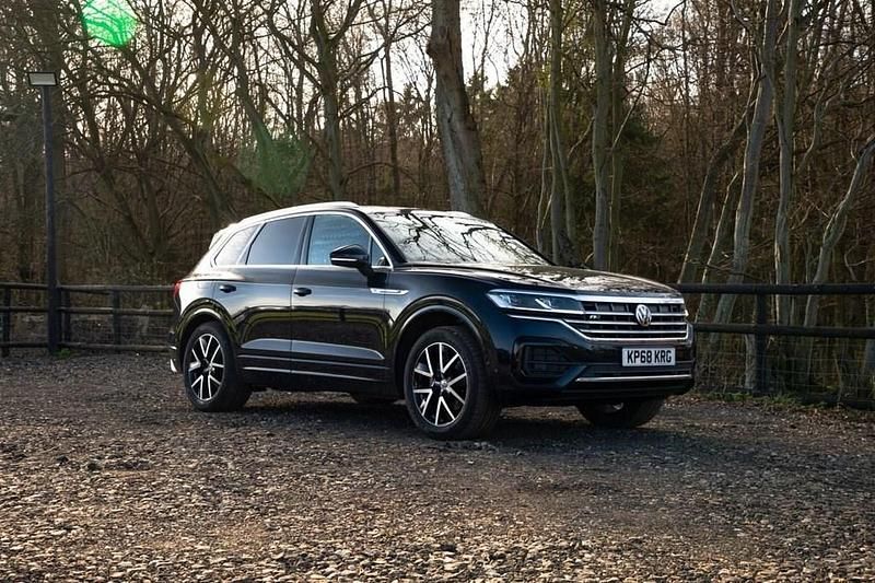 Used VW Touareg R-line 286 HP (210 kW) 2018 Blue SUV