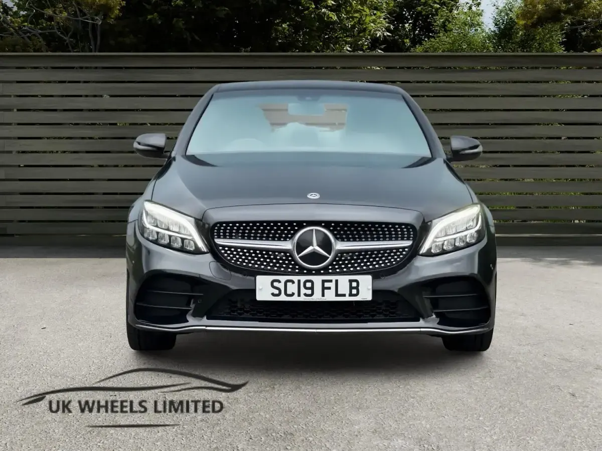 Used Mercedes C200 AMG line 2019 Black Sedan
