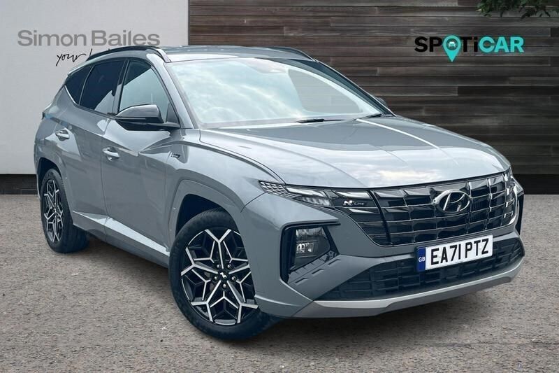 Grey Used 2021 Hyundai Tucson N Line SUV | £21,940 (Good price) - Image 1/4