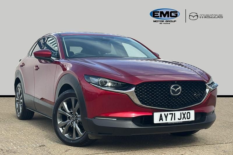 Red Used 2021 Mazda CX-30 Inclusive SUV | £16,995 (Fair price) - Image 1/3