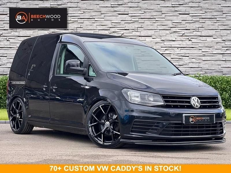 Used VW Caddy Startline 75 HP (55 kW) 2019 Black MPV