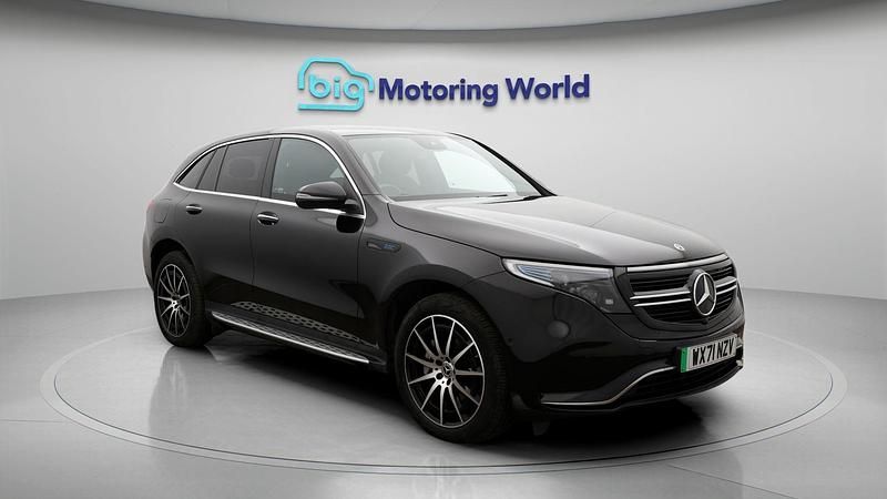 Used Mercedes EQC400 AMG line 300 kW (408 HP) 2021 Black SUV