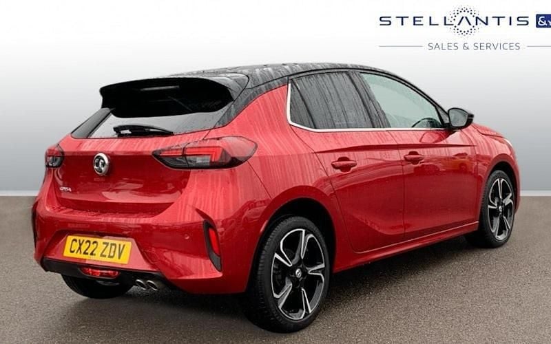 Used Vauxhall Corsa Ultimate 131 HP (96 kW) 2022 Red Hatchback