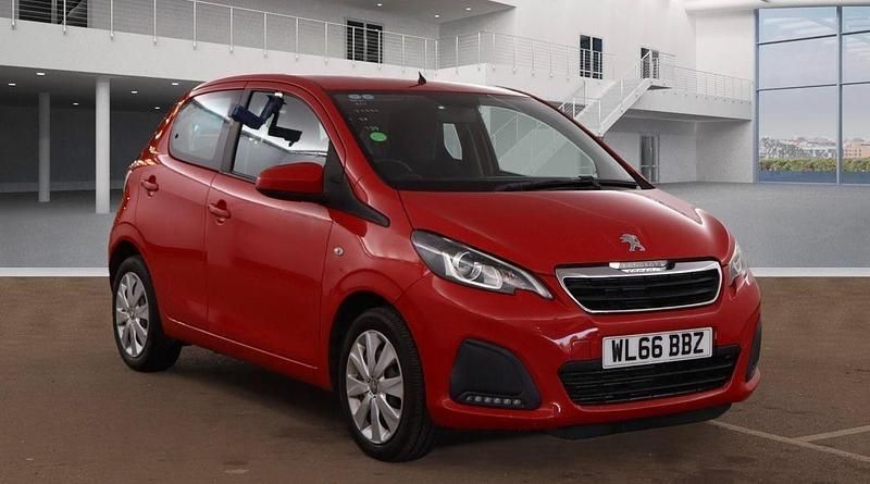 Red Used 2017 Peugeot 108 Active Hatchback | £5,695 (Good price) - Image 1/4