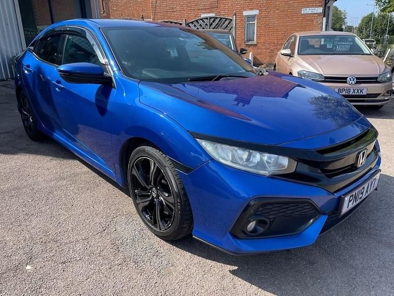 Blue Used 2019 Honda Civic SR Hatchback | £7,680 (Fair price) - Image 1/4