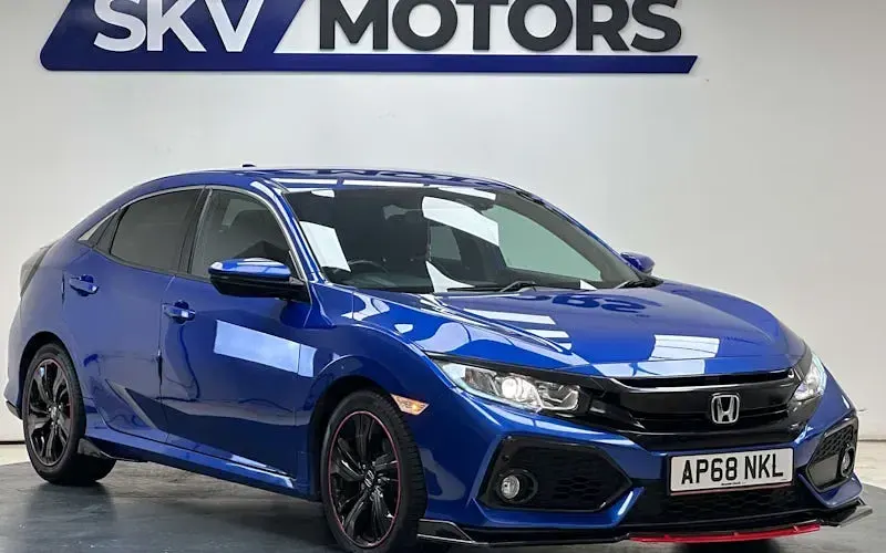 Used Honda Civic SR 126 HP (92 kW) 2018 Blue Hatchback