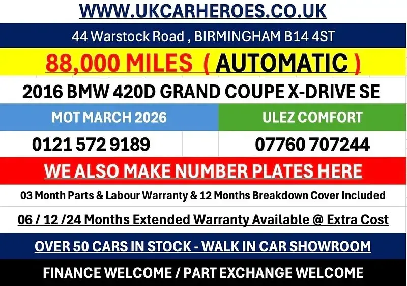 Used BMW 420 Gran Coupé Comfort Edition 190 HP (139 kW) 2016 Silver Coupe