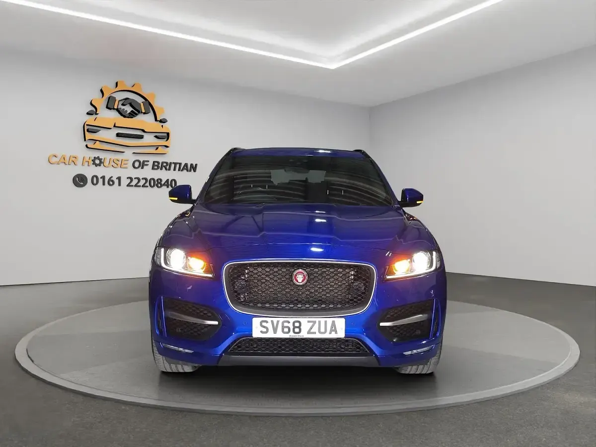 Used Jaguar F-Pace R-Sport 180 HP (132 kW) 2018 Blue SUV