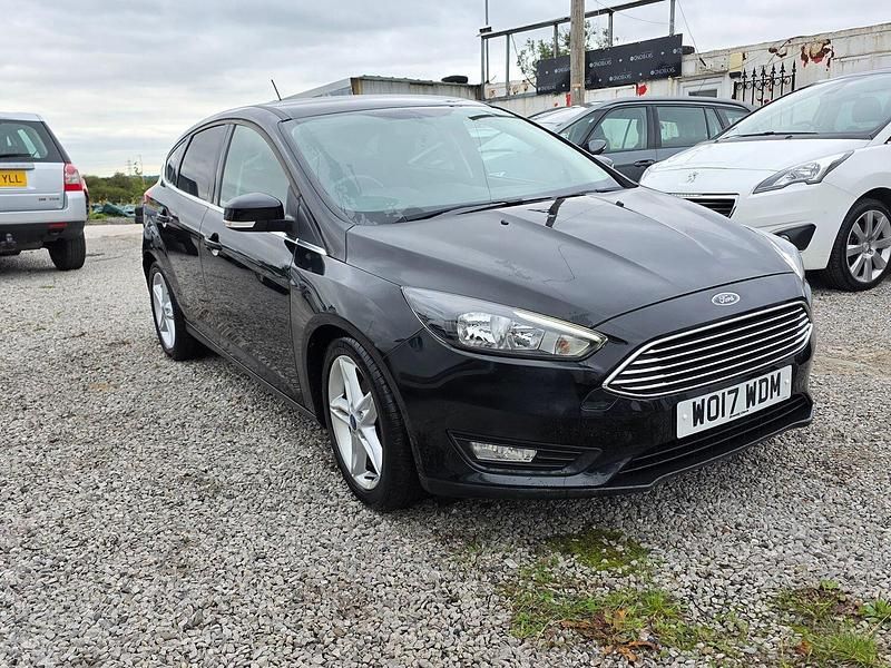 Black Used 2017 Ford Focus Zetec Hatchback | £7,290 (Fair price) - Image 1/4