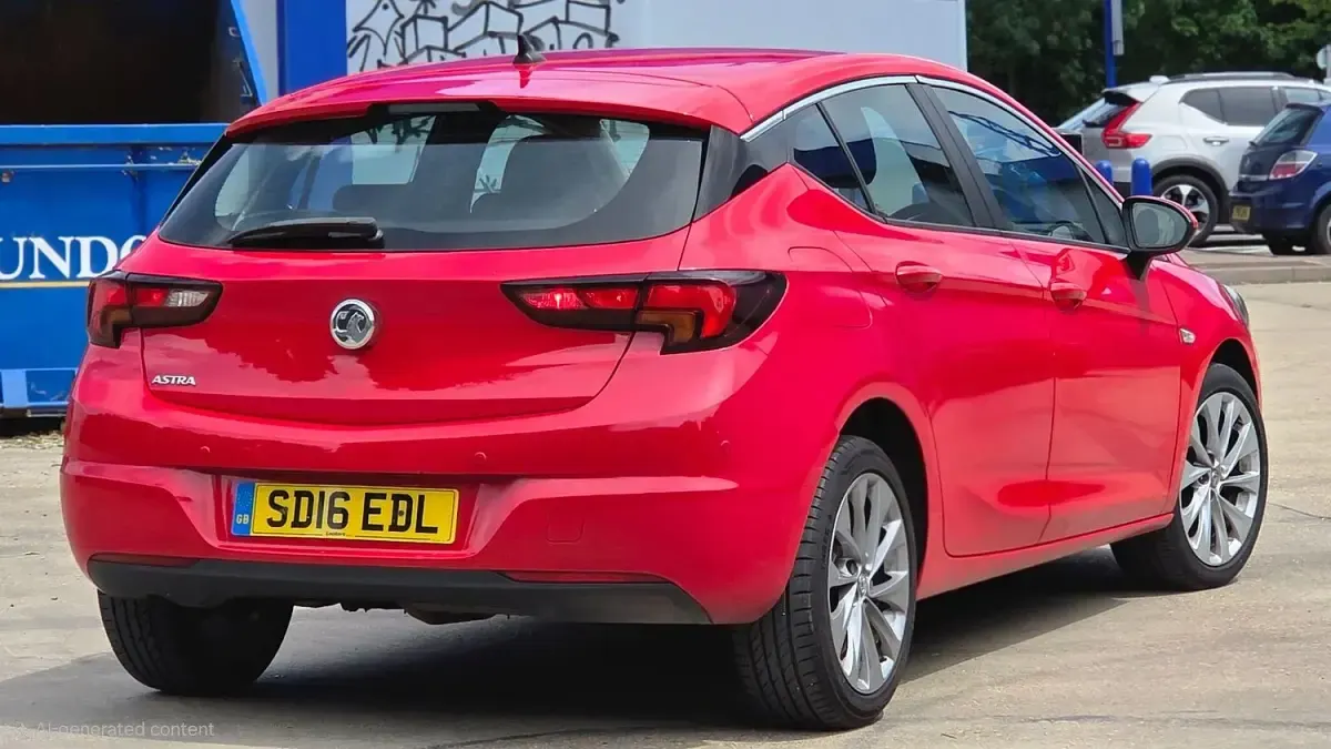 Used Vauxhall Astra 2016 Red Hatchback