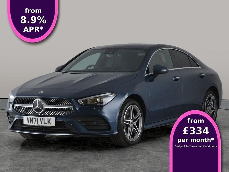 Blue Used 2021 Mercedes CLA250e AMG Line Premium Sedan | £24,453 (Fair price) - Image 1/3