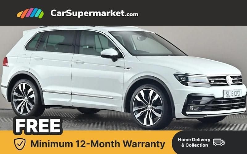 Used VW Tiguan R-line 179 HP (131 kW) 2018 White SUV