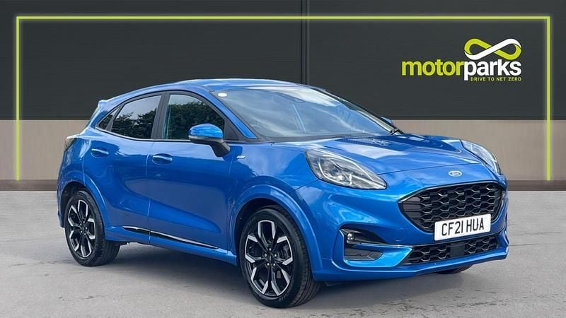 Blue Used 2021 Ford Puma Gen-E ST-Line X Hatchback | £16,495 - Image 1/4