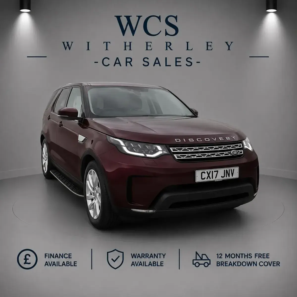Used Land Rover Discovery 5 HSE 240 HP (176 kW) 2017 Red SUV