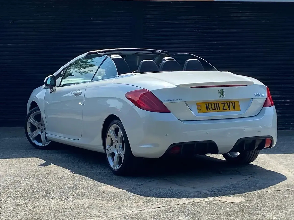 Used Peugeot 308 CC GTi 2011 White Cabriolet