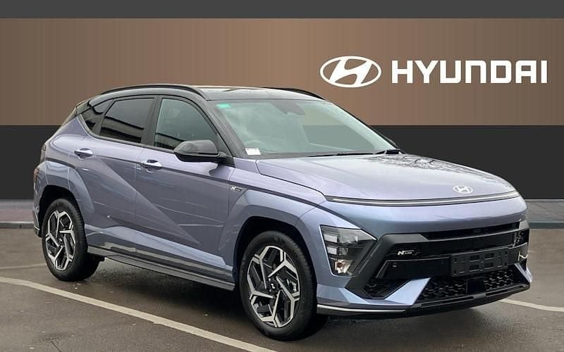 White New 2025 Hyundai Kona N Line SUV | £22,076 (Super price) - Image 1/4