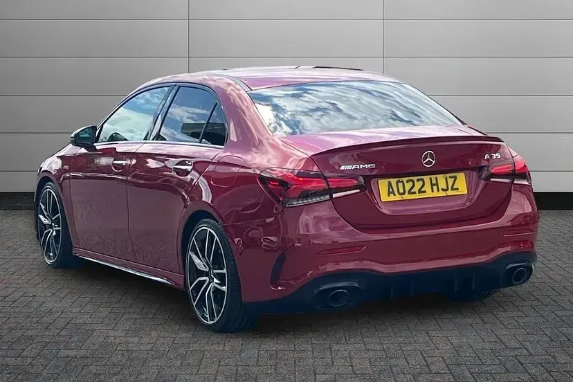 Used Mercedes A35 AMG Premium 302 HP (222 kW) 2022 Patagonia red Sedan