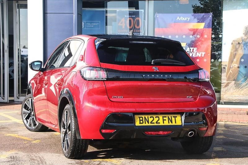 Red Used 2022 Peugeot 208 GT Hatchback | £13,774 (Fair price) - Image 1/3