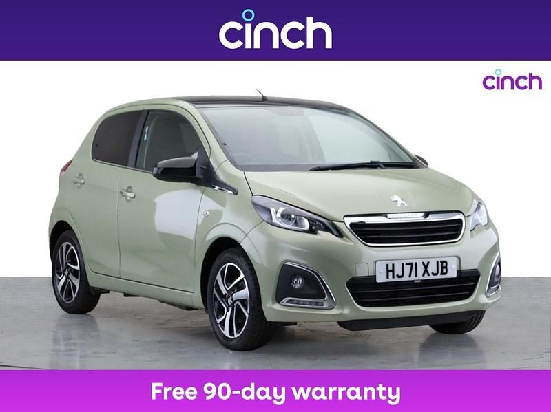 Green Used 2021 Peugeot 108 Allure Hatchback | £9,499 (A bit pricey) - Image 1/3