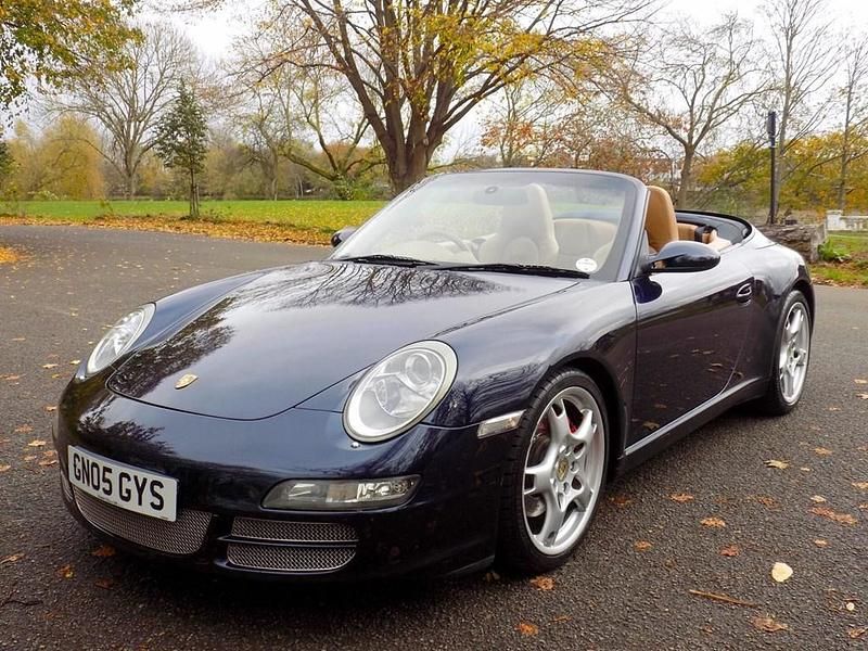 Used Porsche 911 Carrera Cabriolet 355 HP (261 kW) 2005 Blue Cabriolet