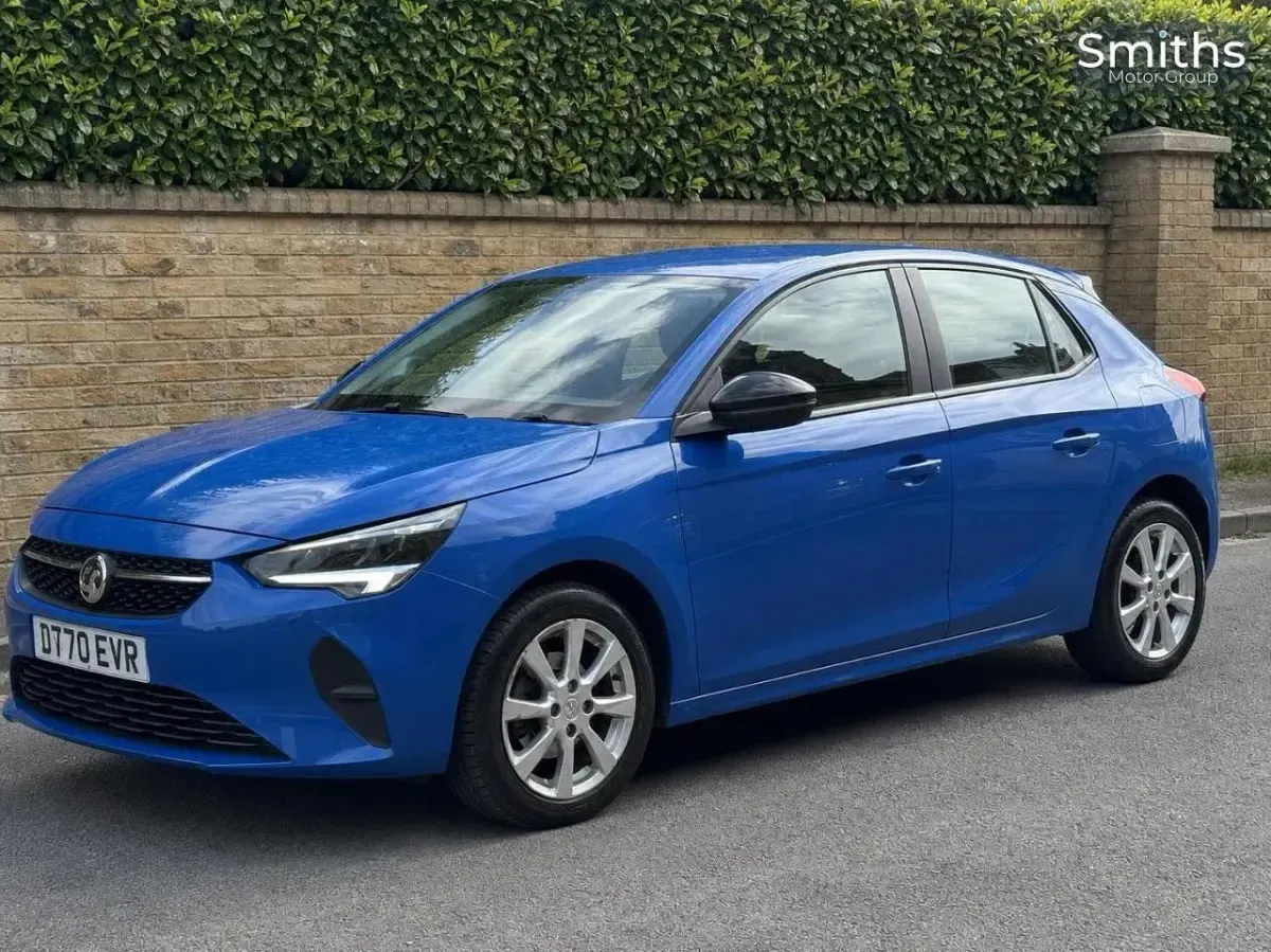 Used Vauxhall Corsa 74 HP (54 kW) 2021 Blue Hatchback