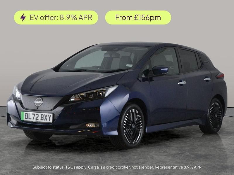 Blue Used 2023 Nissan Leaf Tekna Hatchback | £11,266 (Fair price) - Image 1/3