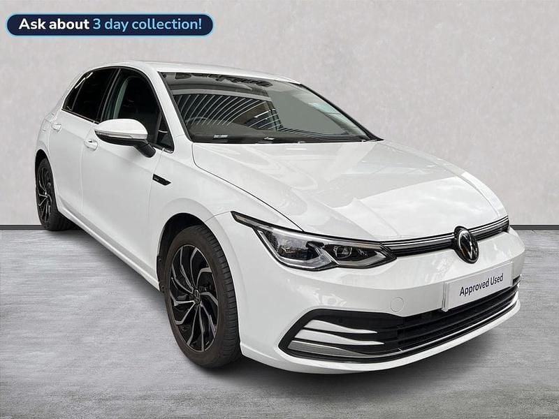 White Used 2023 VW Golf VIII Edition Hatchback | £19,998 (Fair price) - Image 1/4