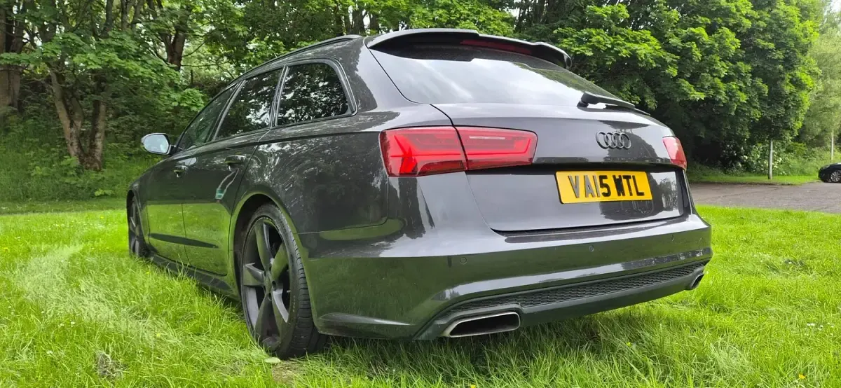 Used Audi A6 Black Edition 320 HP (235 kW) 2015 Grey Estate