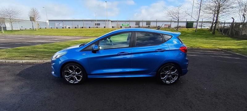 Used Ford Fiesta ST-Line 95 HP (69 kW) 2020 Blue Hatchback