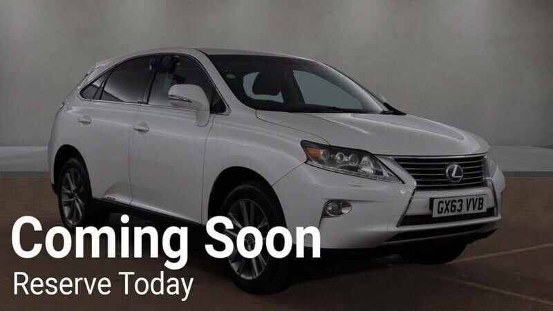 White Used 2013 Lexus RX450h SUV | £15,495 - Image 1/4