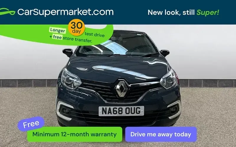 Usado Renault Captur Iconic 90 HP (66 kW) 2018 Azul SUV