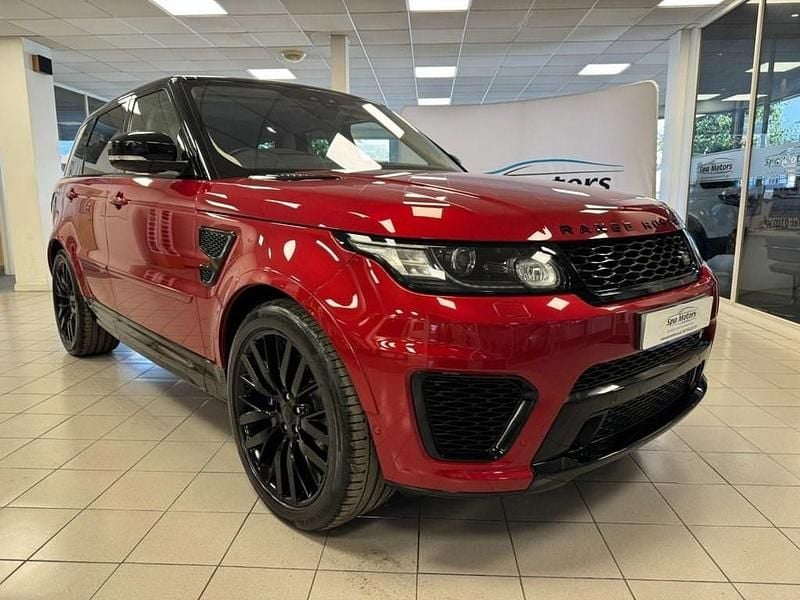 Red Used 2017 Land Rover Range Rover Sport SVR SUV | £31,990 (Fair price) - Image 1/4