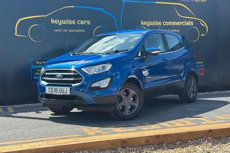 Blue Used 2018 Ford Ecosport Zetec SUV | £7,990 (Fair price) - Image 1/1