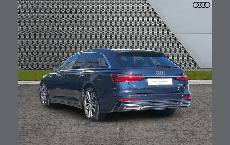 Used Audi A6 S-Line 200 HP (147 kW) 2023 Blue Estate