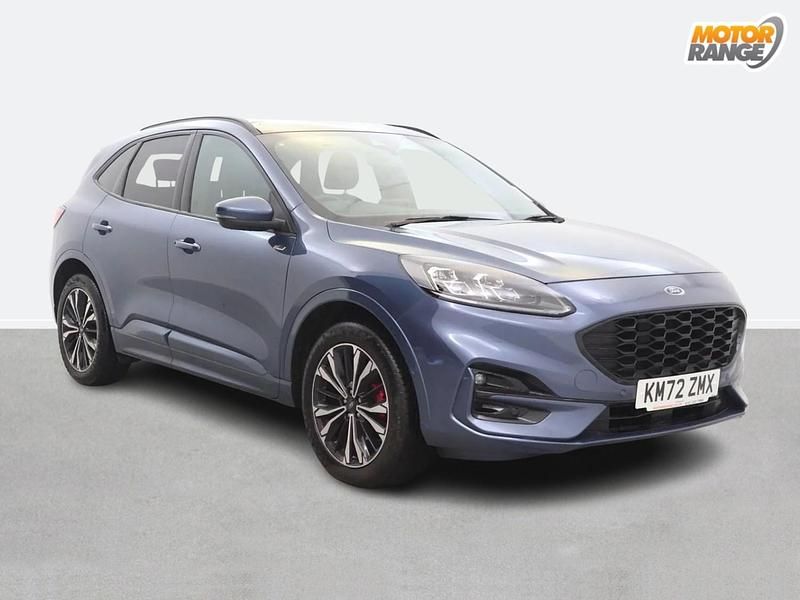 Blue Used 2022 Ford Kuga ST-Line X SUV | £18,495 (Fair price) - Image 1/4