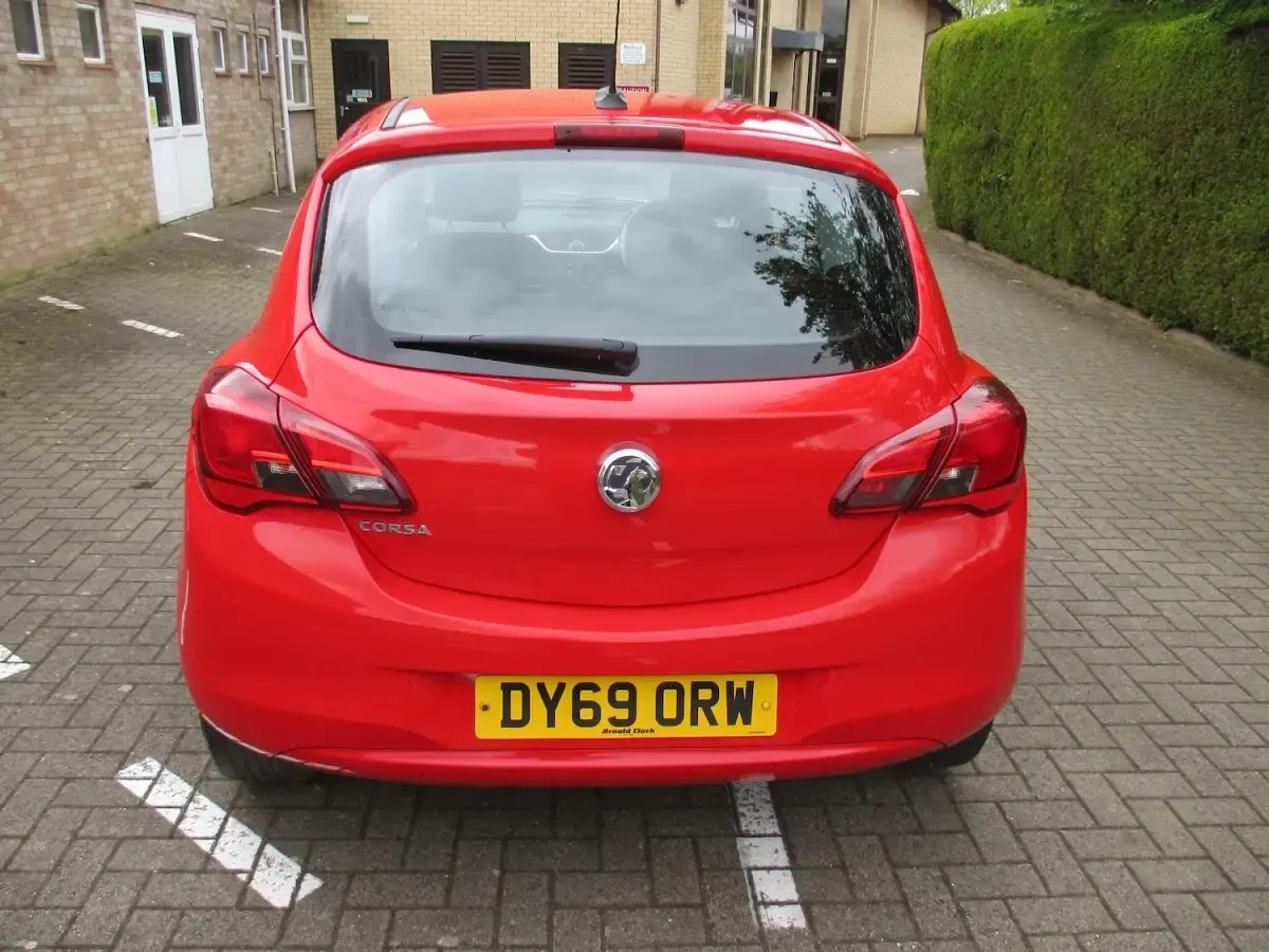 Used Vauxhall Corsa 75 HP (55 kW) 2019 Red Hatchback