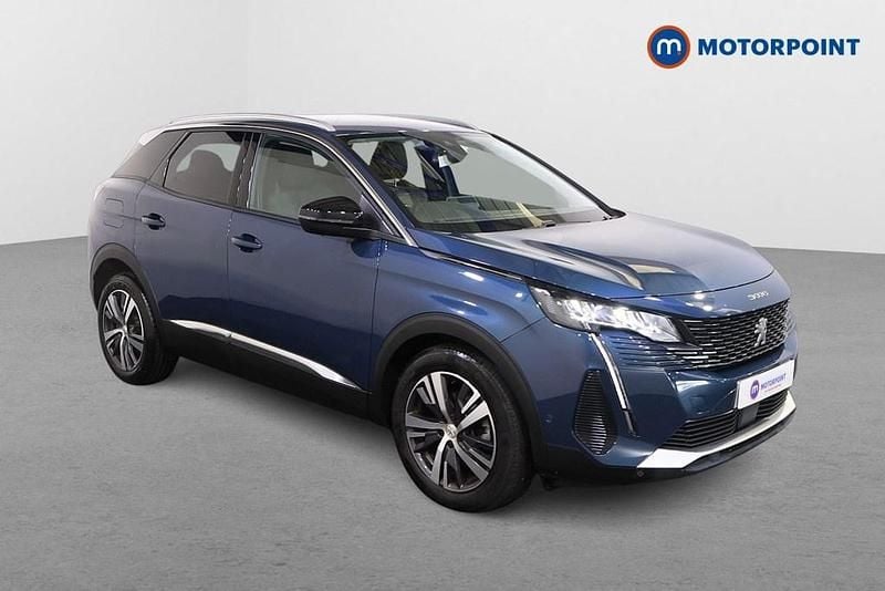 Blue Used 2022 Peugeot 3008 Allure Premium Hatchback | £18,199 (Good price) - Image 1/4