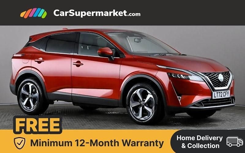 Red Used 2022 Nissan Qashqai N-Connecta SUV | £15,497 (Fair price) - Image 1/4