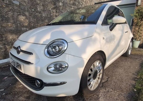White Used 2019 Fiat 500 Lounge Hatchback | £7,495 (Fair price) - Image 1/1