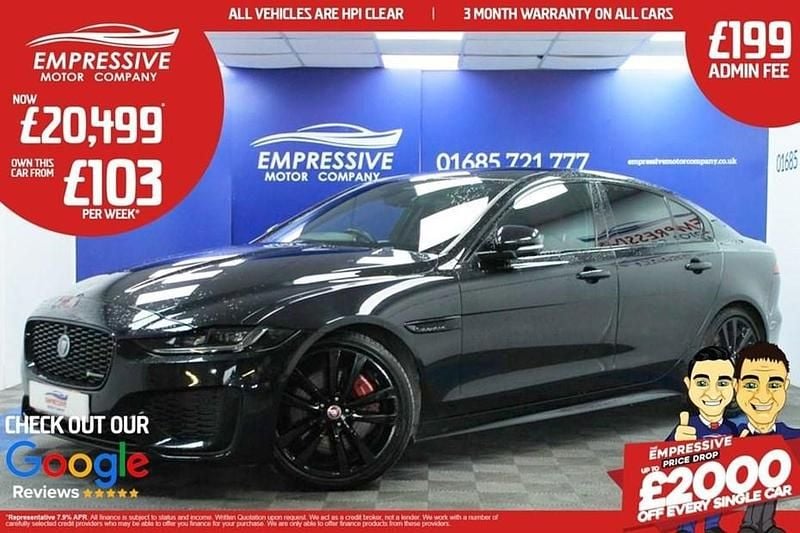 Black Used 2021 Jaguar XE R-Dynamic Sedan | £20,499 (Expensive) - Image 1/1