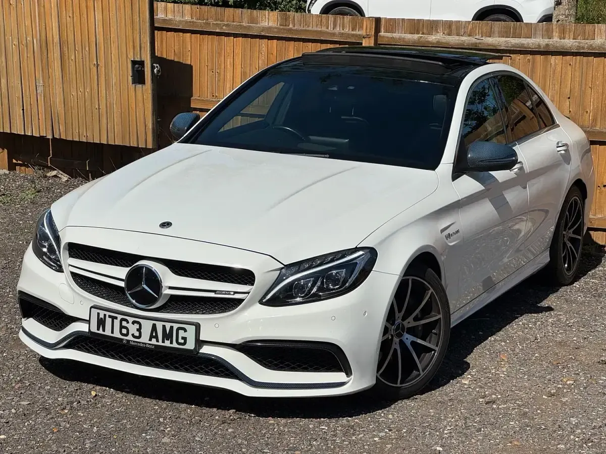 Used Mercedes C63 AMG Premium 2016 White Sedan