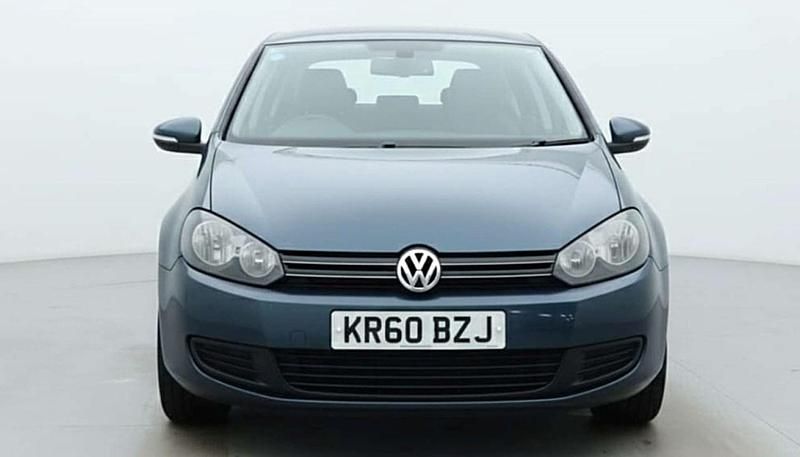 Used VW Golf VI SE 105 HP (77 kW) 2010 Blue Hatchback