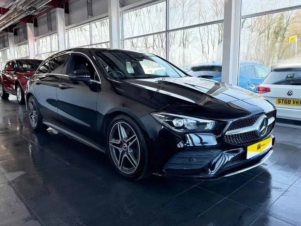 Used Mercedes CLA220 AMG Line Premium 2019 Black Coupe