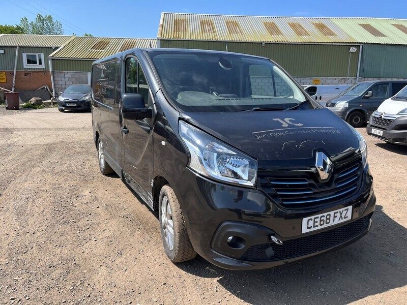 Black Used 2018 Renault Trafic Van | £3,495 - Image 1/4
