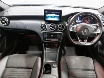 Used Mercedes A200 AMG line 136 HP (100 kW) 2017 Black Hatchback