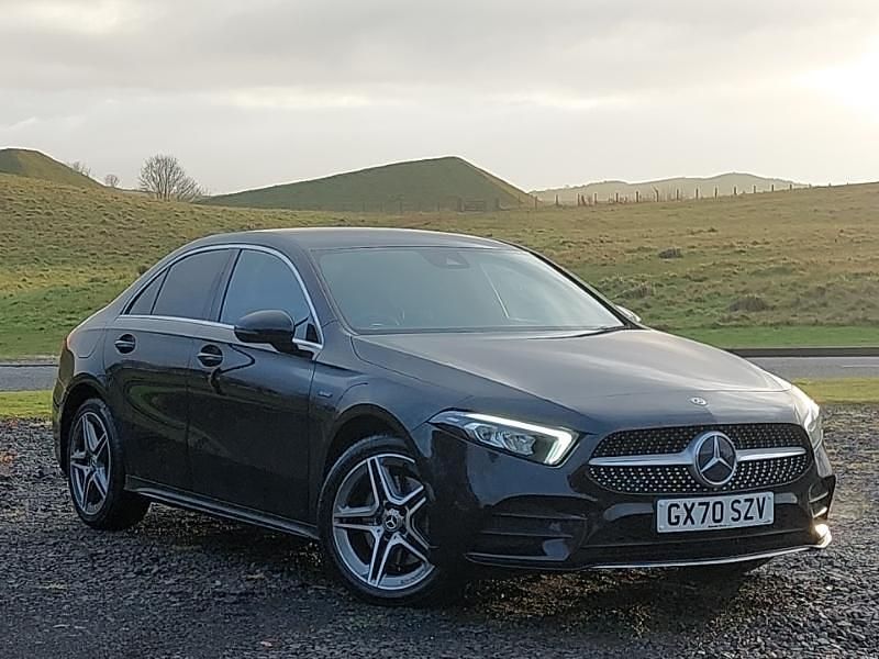 Black Used 2020 Mercedes A250 AMG line Sedan | £16,998 (Fair price) - Image 1/4
