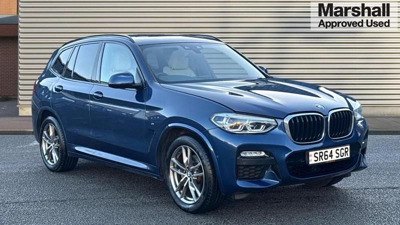 Blue Used 2019 BMW X3 M Sport SUV | £24,921 (Fair price) - Image 1/4