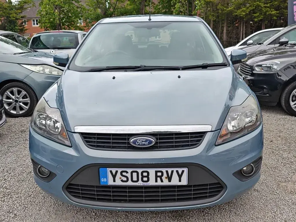 Used Ford Focus Zetec 100 HP (73 kW) 2008 Blue Hatchback